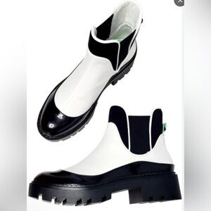 💥ZARA FLAT HEEL ANKLE BOOTS WITH PIPING - OFFICE SIREN💥